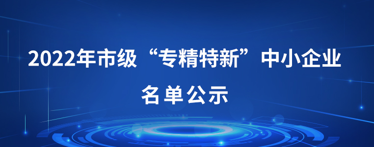 恭賀磐升集團(tuán)旗下兩家企業(yè)入選市級(jí)“專精特新”企業(yè)